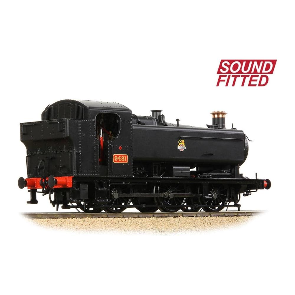 BRANCHLINE OO GWR 94XX Pannier Tank 9481 BR Black (Early Emblem) Sound Fitted