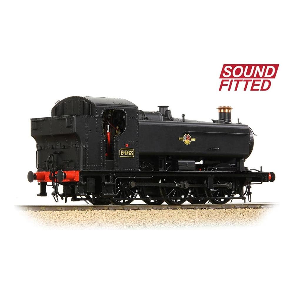 BRANCHLINE OO GWR 94XX Pannier Tank 9463 BR Black (Late Crest) Sound Fitted