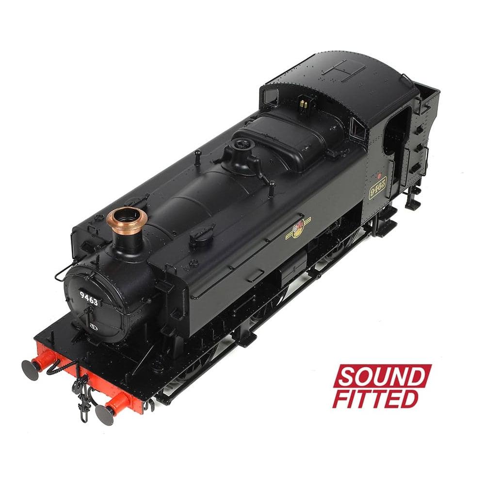 BRANCHLINE OO GWR 94XX Pannier Tank 9463 BR Black (Late Crest) Sound Fitted