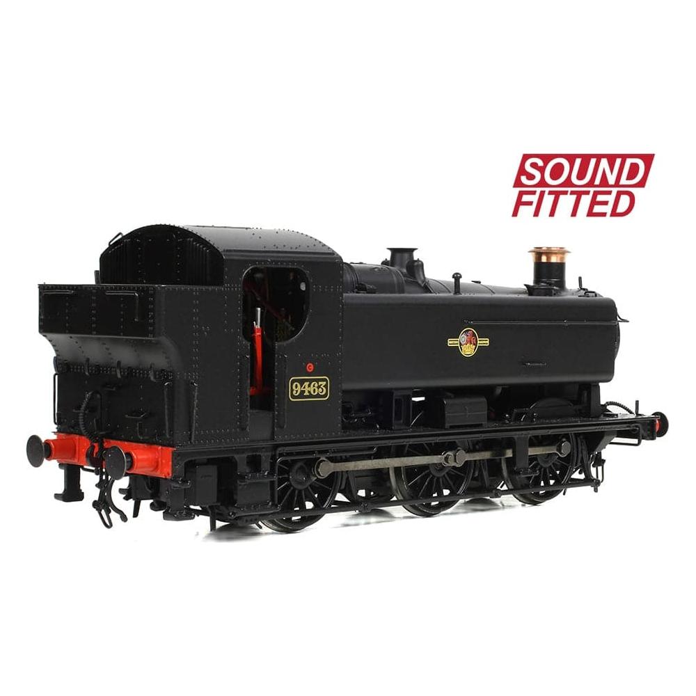 BRANCHLINE OO GWR 94XX Pannier Tank 9463 BR Black (Late Crest) Sound Fitted