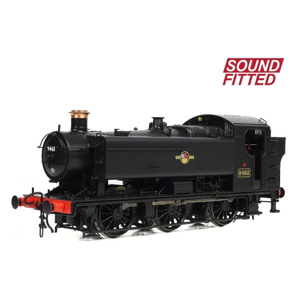 BRANCHLINE OO GWR 94XX Pannier Tank 9463 BR Black (Late Crest) Sound Fitted