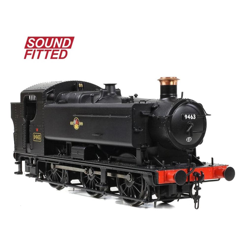 BRANCHLINE OO GWR 94XX Pannier Tank 9463 BR Black (Late Crest) Sound Fitted