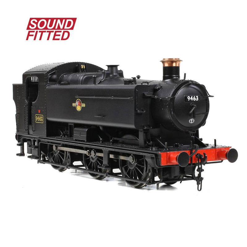 BRANCHLINE OO GWR 94XX Pannier Tank 9463 BR Black (Late Crest) Sound Fitted