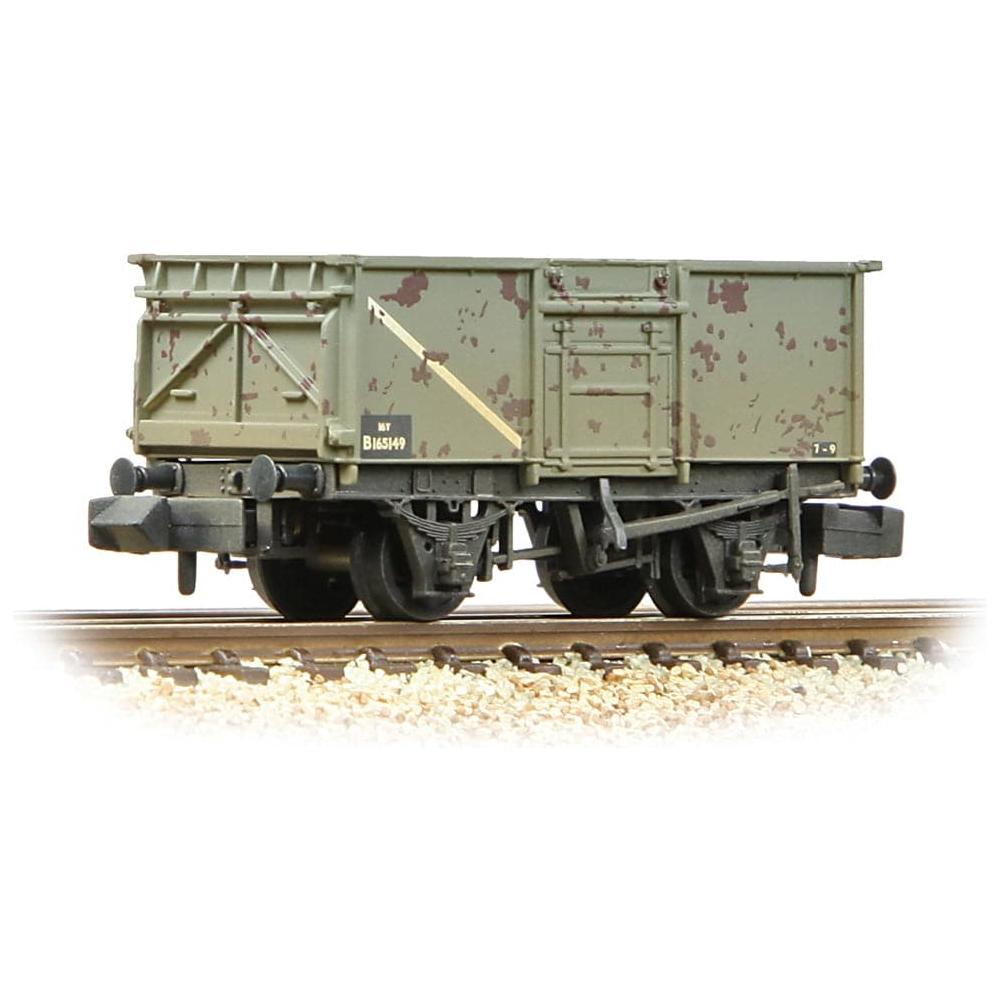 GRAHAM FARISH N BR B165149 16T Steel Mineral Wagon With Top Flap Doors BR Grey [W]