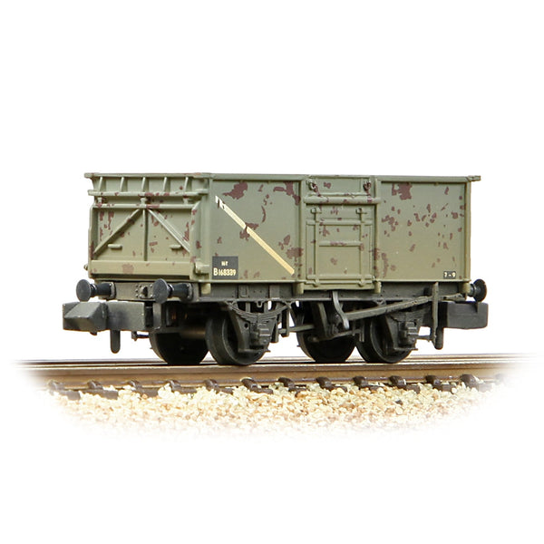 GRAHAM FARISH N BR B168339 16T Steel Mineral Wagon With Top Flap Doors BR Grey [W]