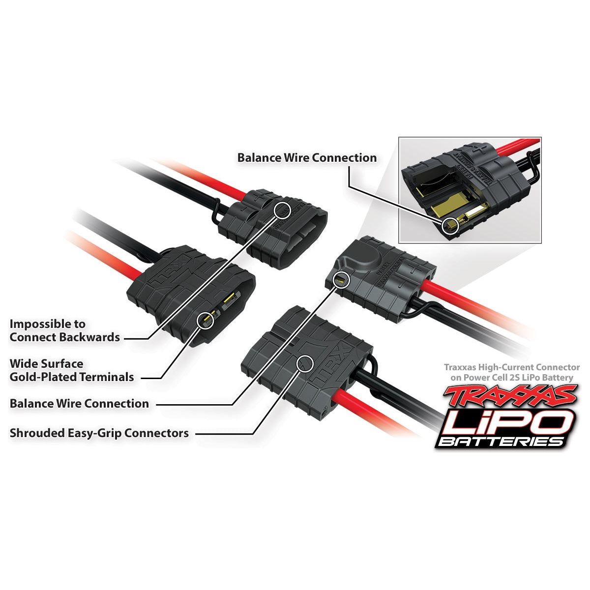 TRAXXAS 3500mah 7.4v 25c lipo battery with ID plug