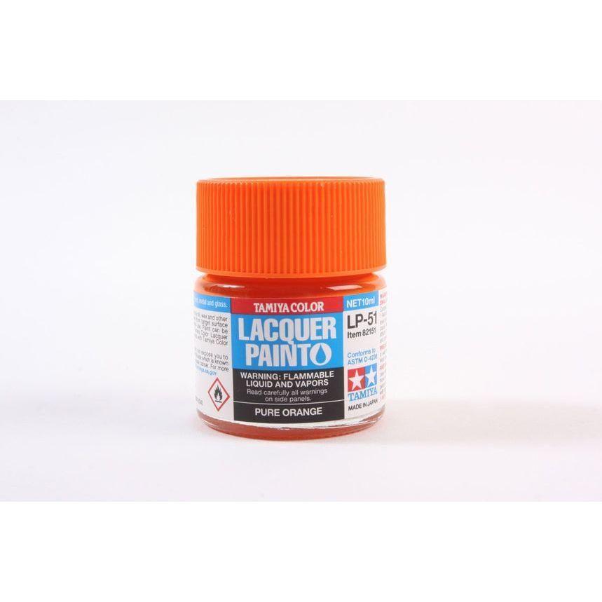 TAMIYA LP-51 Pure Orange Lacquer Paint 10ml