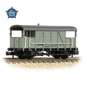 GRAHAM FARISH N SE&CR 25T 'Dance Hall' Brake Van BR Grey