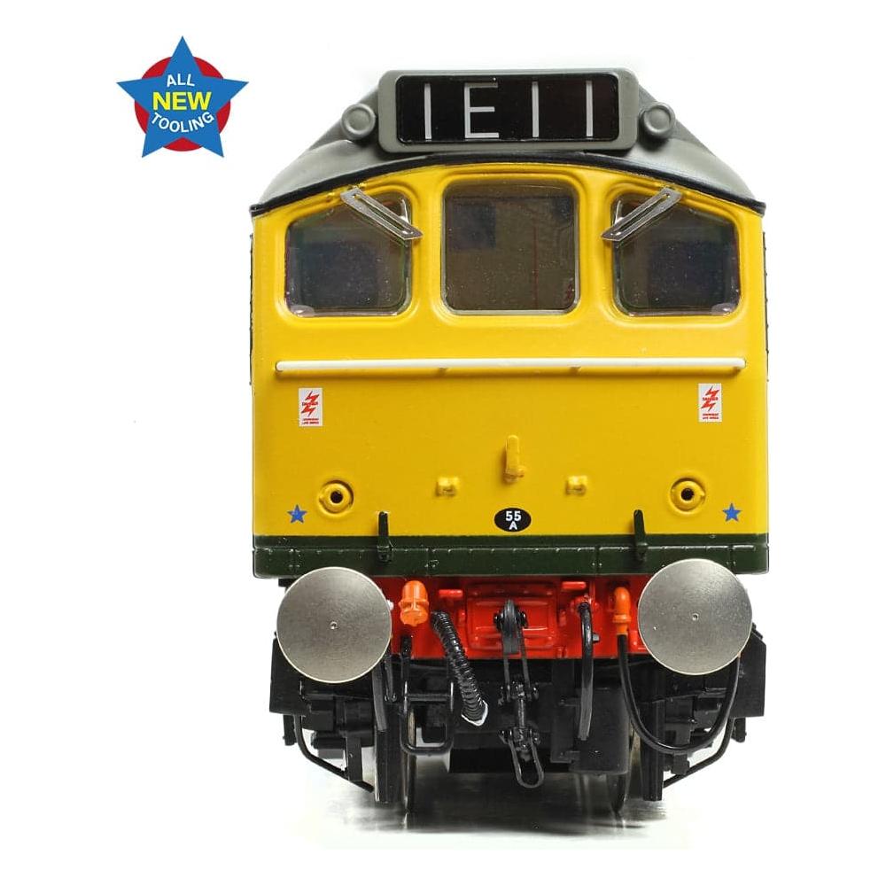 BRANCHLINE Class 25/3 D7672 'Tamworth Castle' BR Two-Tone Green (Full Yell. Ends)