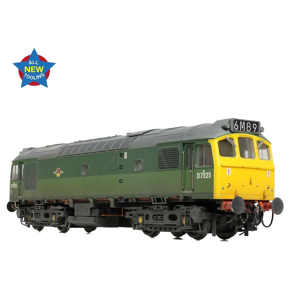 BRANCHLINE Class 25/2 D7525 BR Two-Tone Green (Full Yellow Ends) [W]