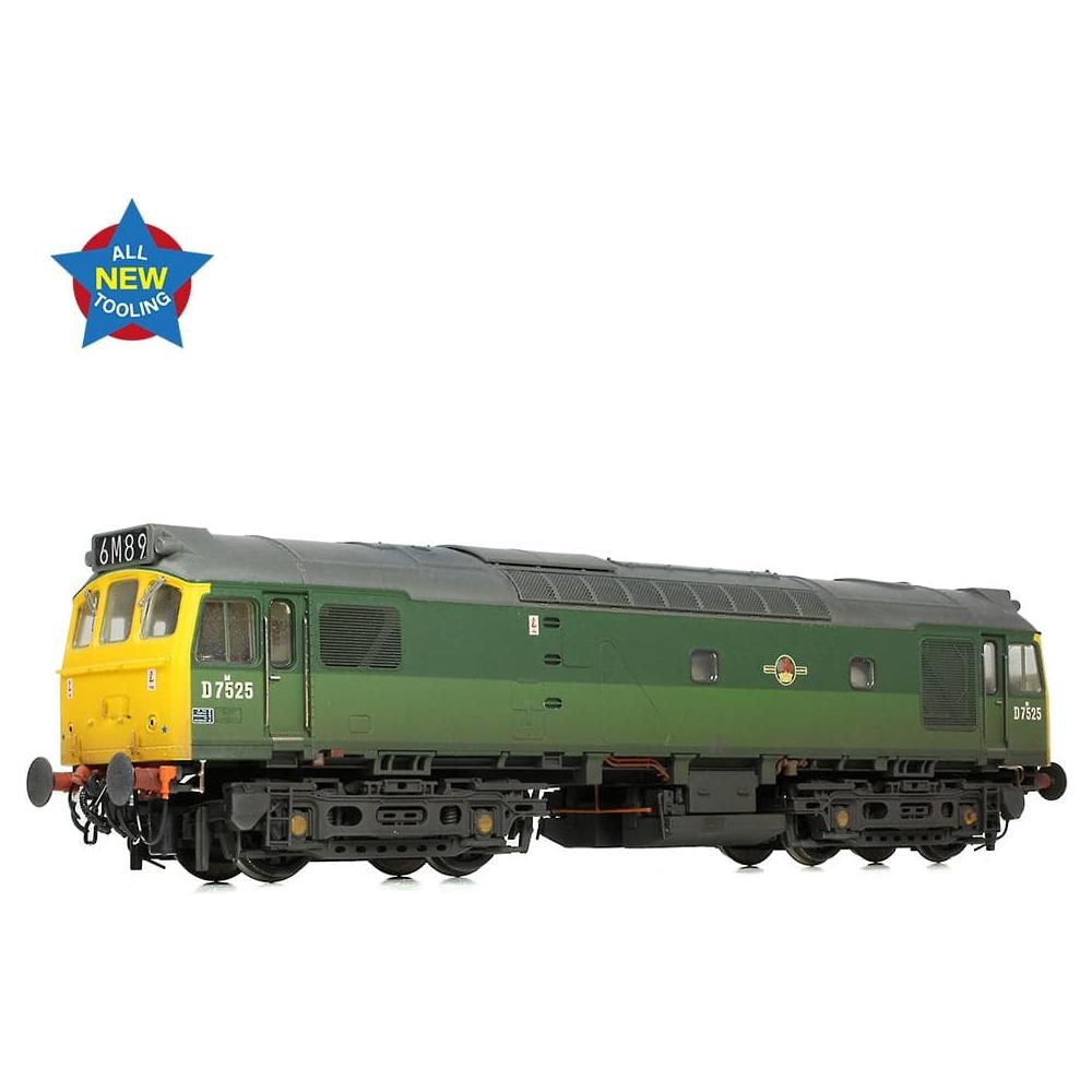 BRANCHLINE Class 25/2 D7525 BR Two-Tone Green (Full Yellow Ends) [W]