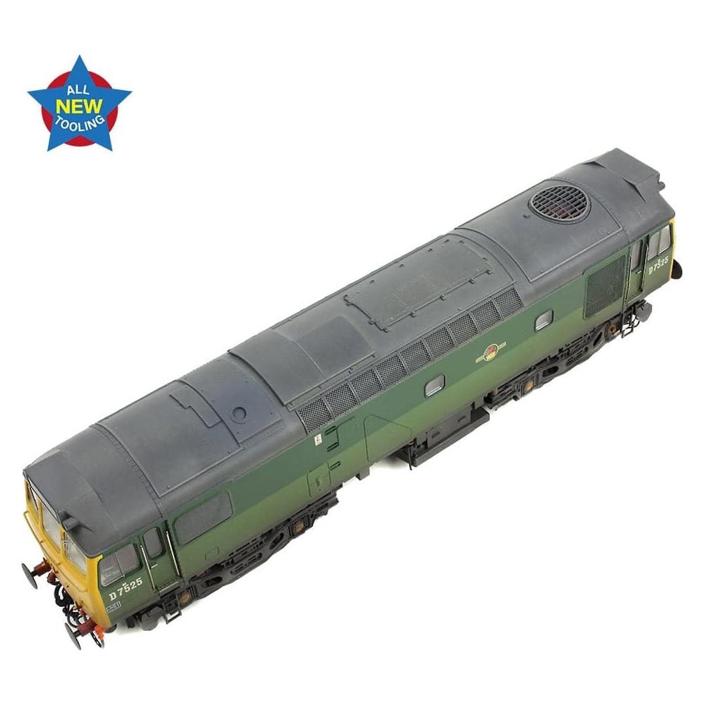 BRANCHLINE Class 25/2 D7525 BR Two-Tone Green (Full Yellow Ends) [W]