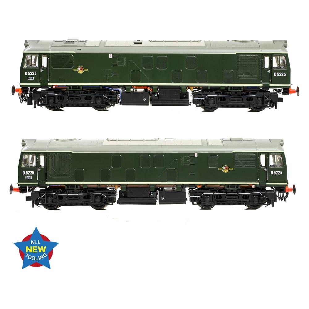 BRANCHLINE Class 25/1 D5225 BR Green (Small Yellow Panels)