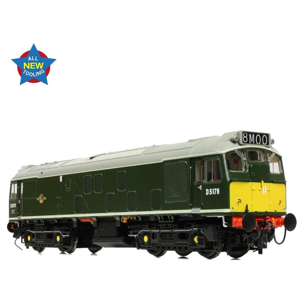 BRANCHLINE Class 25/1 D5179 BR Green (Small Yellow Panels)