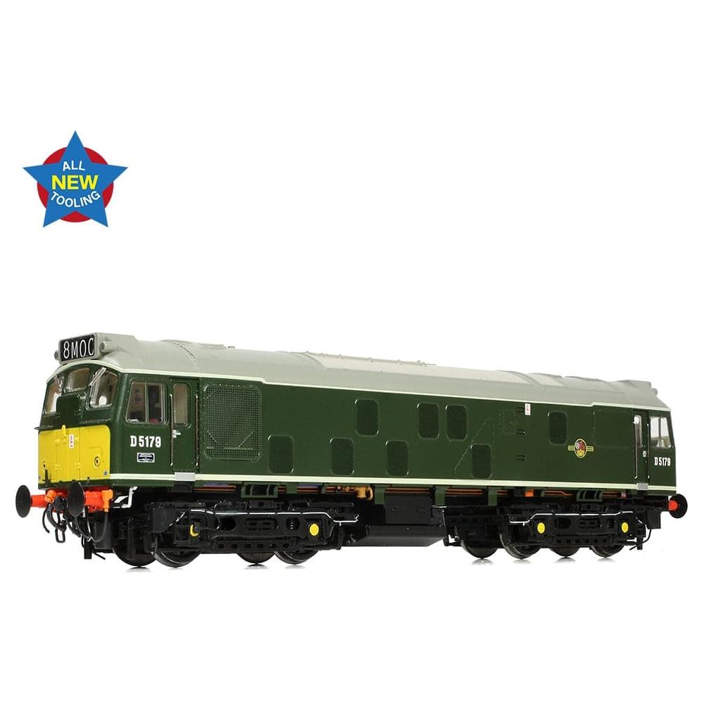 BRANCHLINE Class 25/1 D5179 BR Green (Small Yellow Panels)