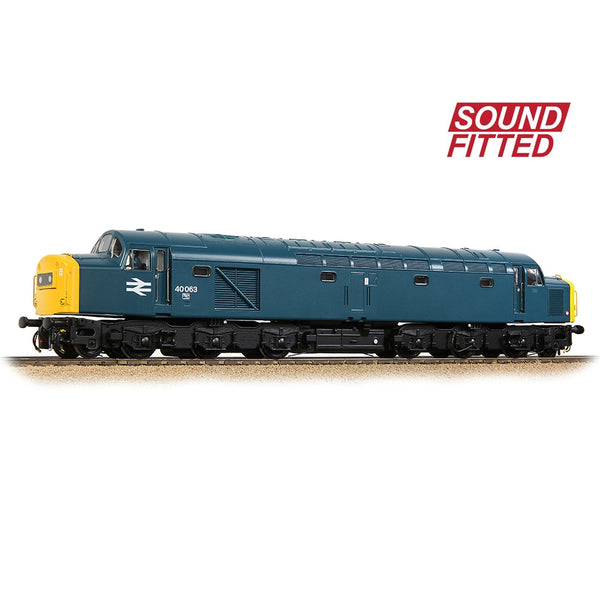 BRANCHLINE OO Class 40 Centre Headcode (ScR) 40063 BR Blue DCC Sound Fitted