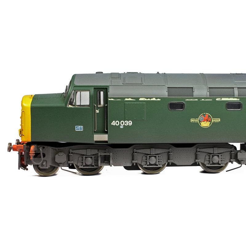 BRANCHLINE OO Class 40 Disc Headcode 40039 BR Green (Full Yellow Ends) [W]