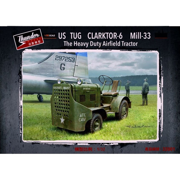 THUNDER MODEL 1/32 US Army Clarktor-6 Tug Mill-33