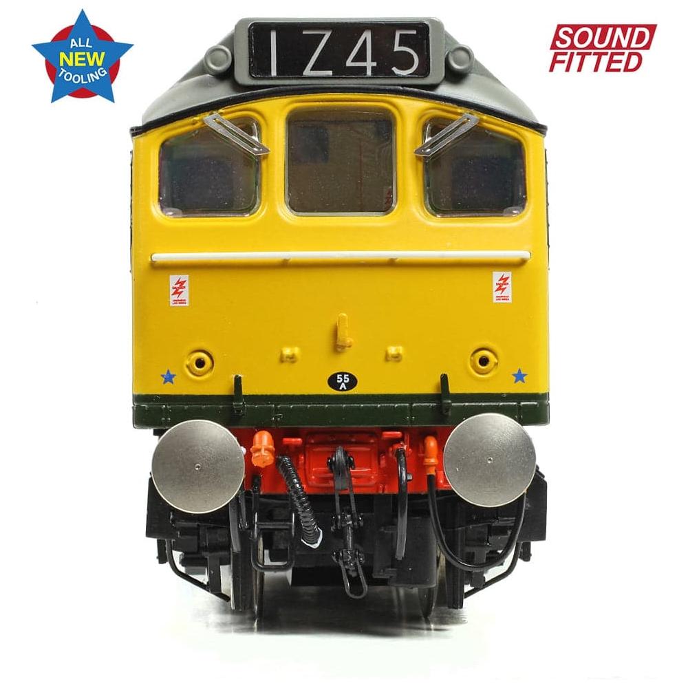 BRANCHLINE Class 25/3 D7672 'Tamworth Castle' BR Two-Tone Green (Full Yell. Ends)