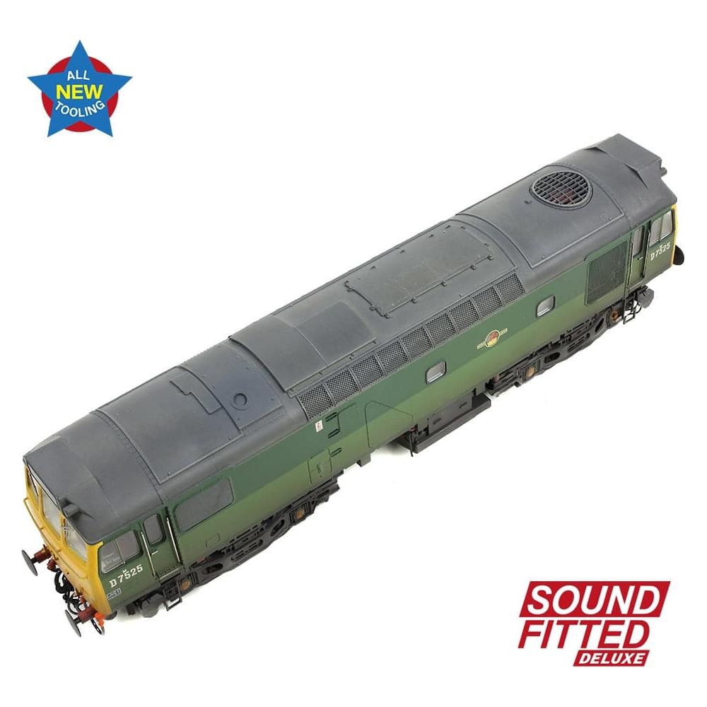 BRANCHLINE Class 25/2 D7525 BR Two-Tone Green (Full Yellow Ends) [W]