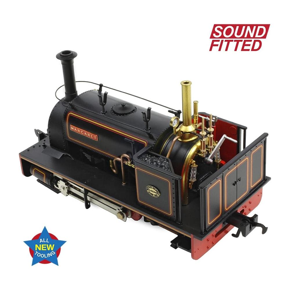 BACHMANN NARROW GAUGE NG7 Quarry Hunslet 0-4-0ST 'Margaret' Penrhyn Quarry Lined Black (Early)