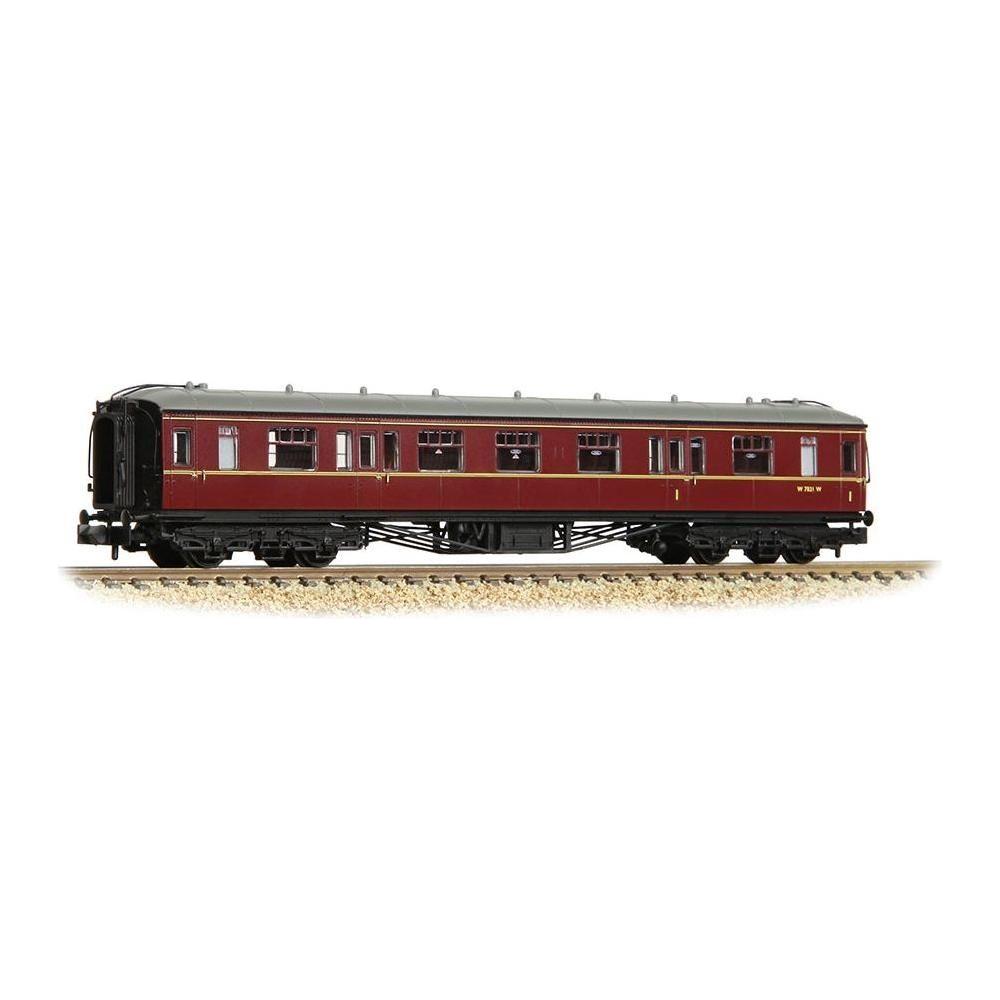 GRAHAM FARISH GWR Hawksworth Composite Corridor BR Maroon