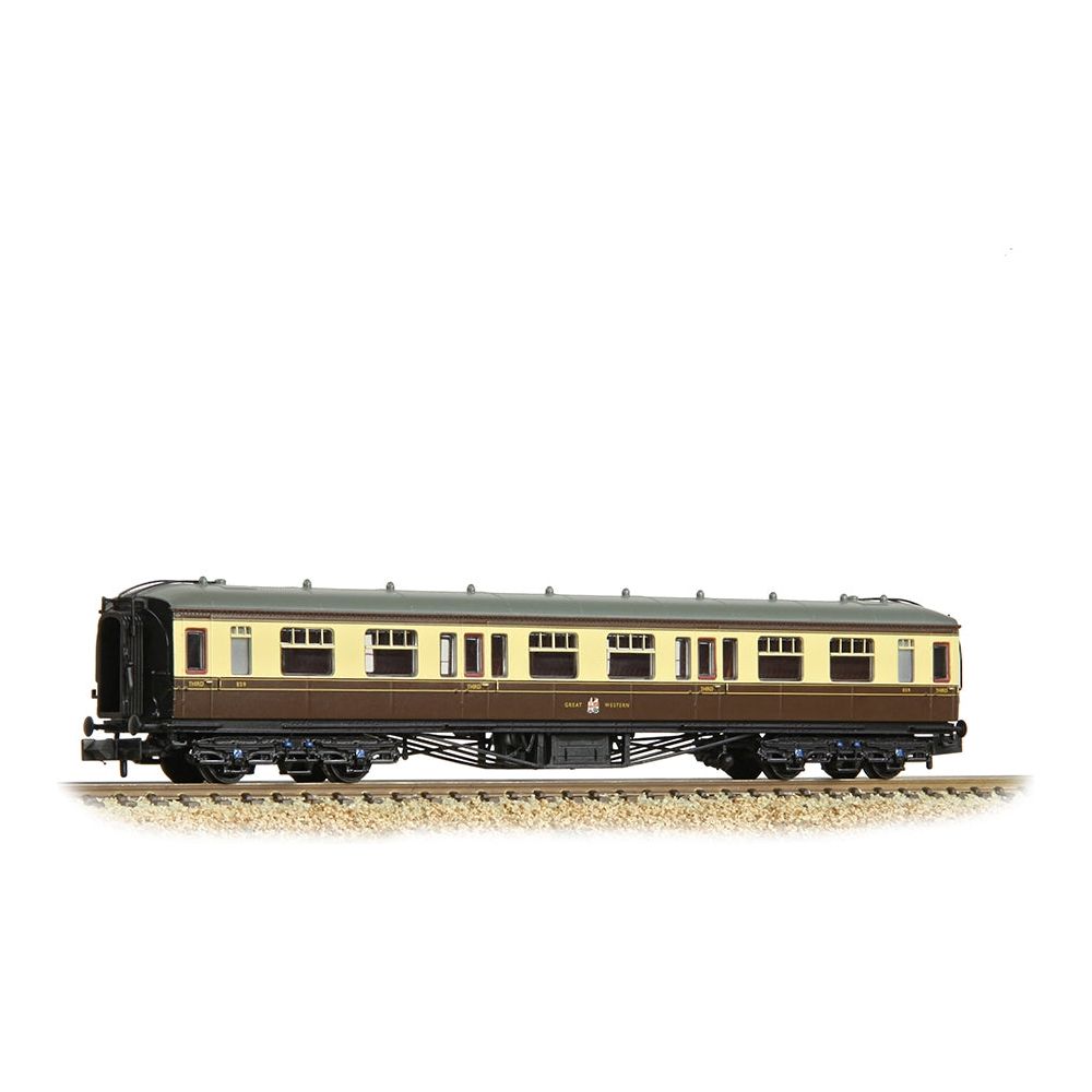 GRAHAM FARISH GWR Hawksworth Full Brake GWR Chocolate & Cream