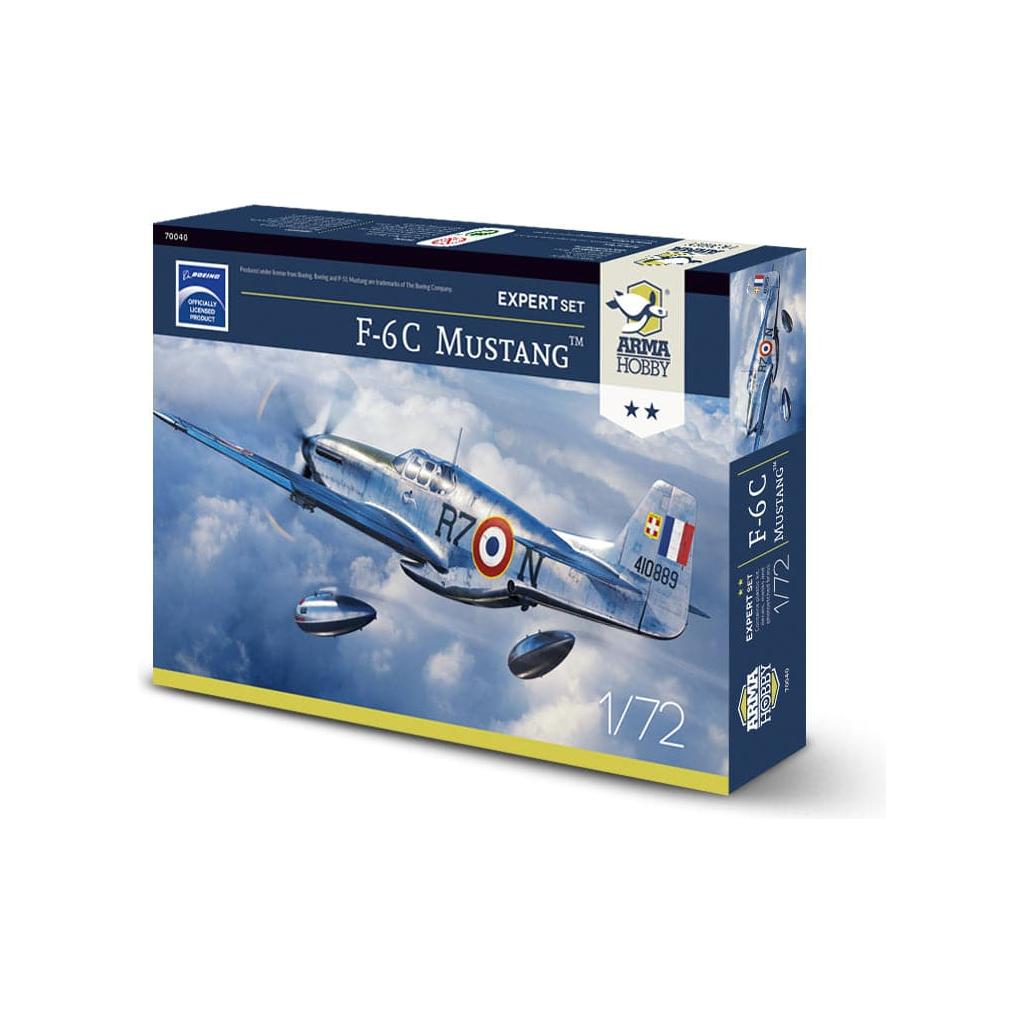 ARMA HOBBY 1/72 F-6C Mustang Expert Set