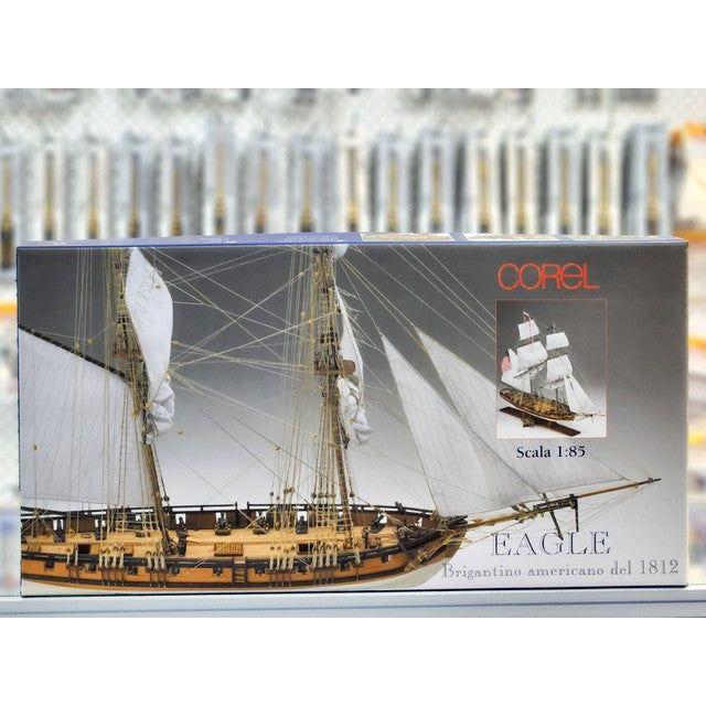 COREL 1/85 Eagle American Brig 1812 Wooden Kit