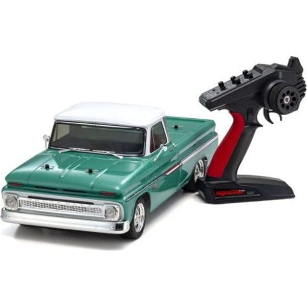 KYOSHO 1/10 Electric Powered 4WD Fazer Mk2 1966 Chevy C10 Fleetside Pickup Light Green