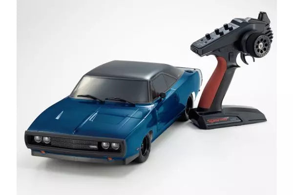 KYOSHO 1/10 Fazer Mk2 1970 Dodge Charger Tuned Ver. Blue 4WD Electric RC Car