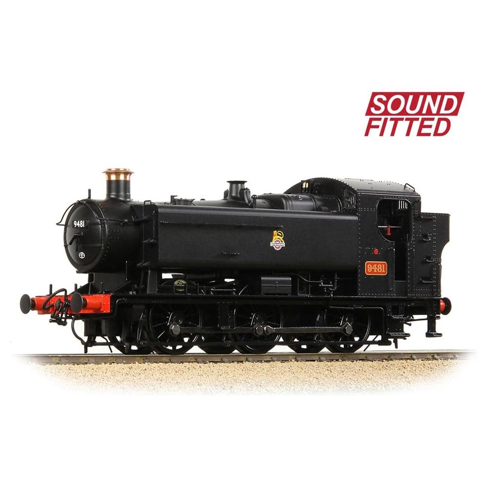 BRANCHLINE OO GWR 94XX Pannier Tank 9481 BR Black (Early Emblem) Sound Fitted