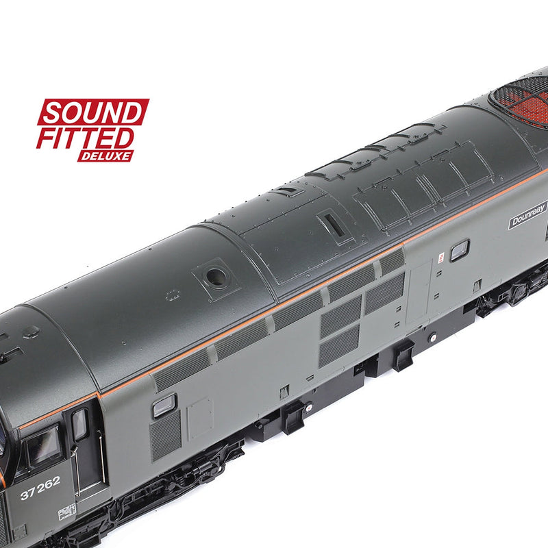 BRANCHLINE OO Class 37/0 Centre Headcode 37262 'Dounreay' BR Engineers Grey DCC Sound Fitted Deluxe