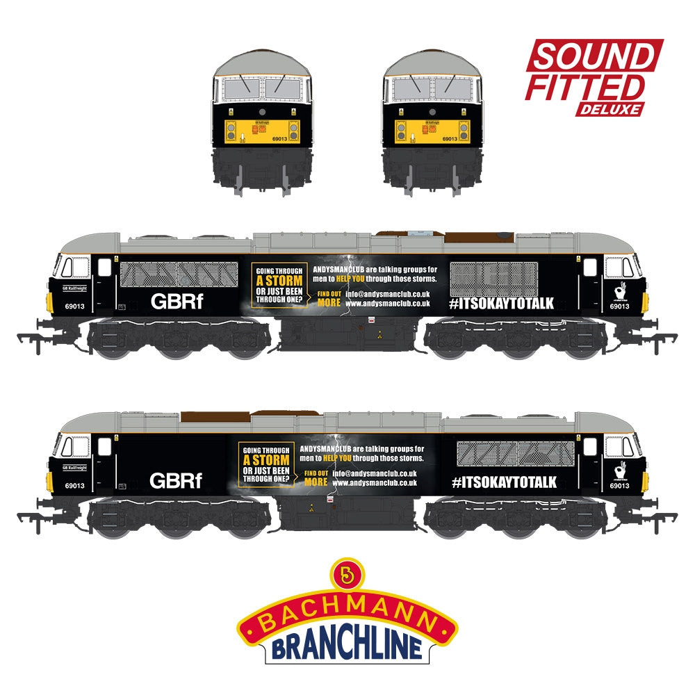 Class 69 69013 Andy's Man Club GBRf Black  Sound Fitted Deluxe