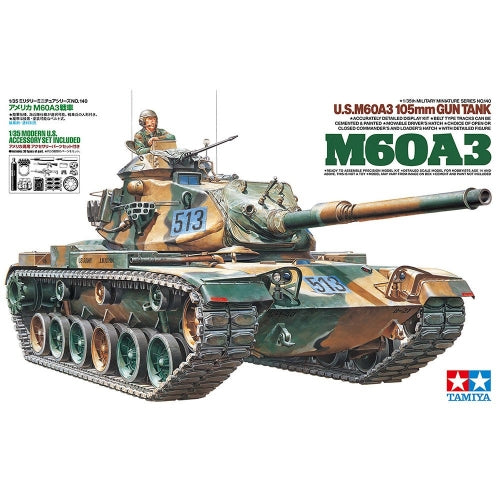 TAMIYA 1/35 U.S. M60A3 Tank