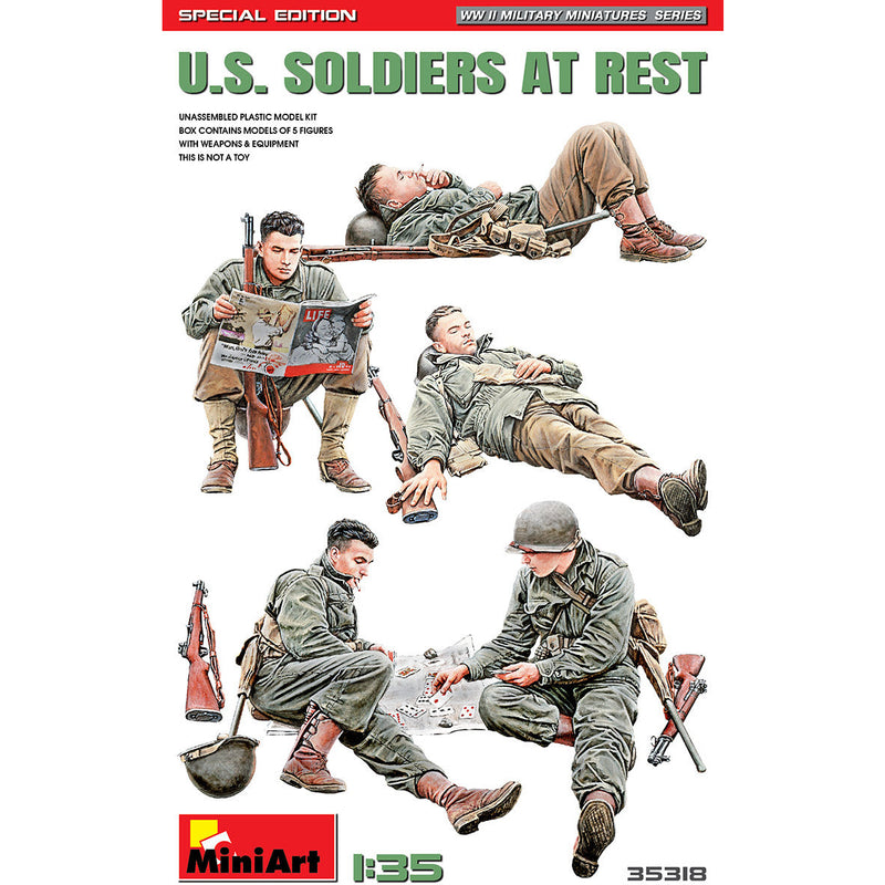 MINIART 1/35 U.S. Soldiers at Rest. Special Edition