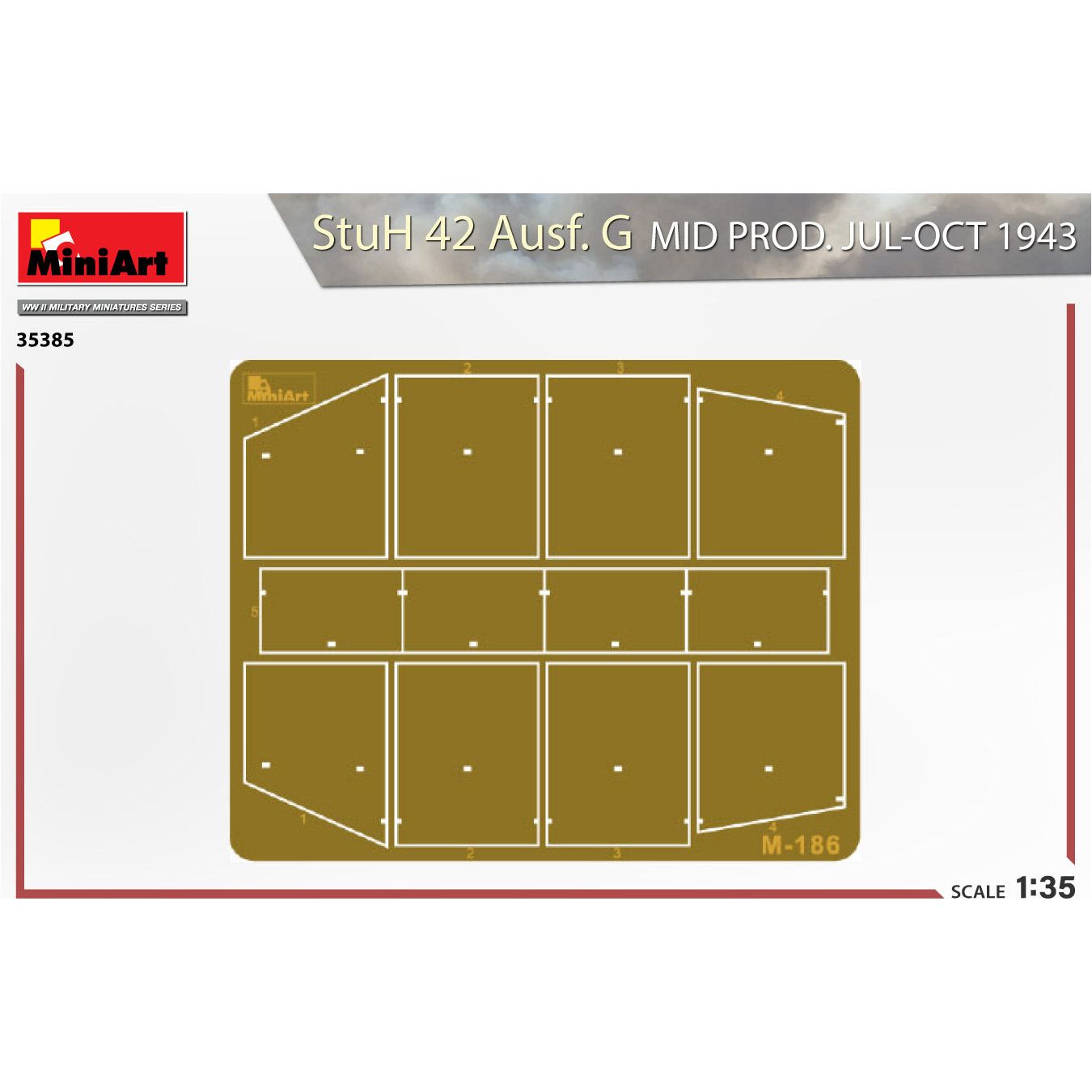 MINIART 1/35 StuH 42 Ausf. G Mid Prod. Jul-Oct 1943