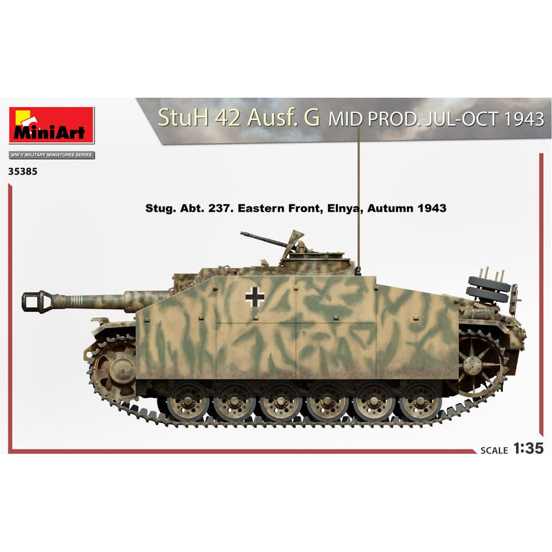 MINIART 1/35 StuH 42 Ausf. G Mid Prod. Jul-Oct 1943