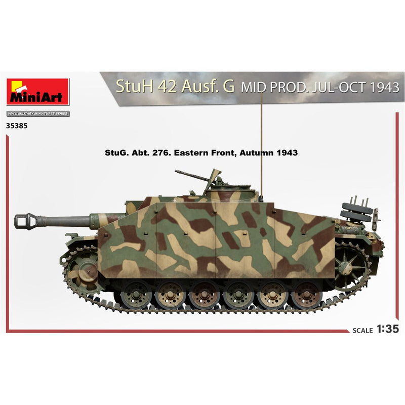 MINIART 1/35 StuH 42 Ausf. G Mid Prod. Jul-Oct 1943
