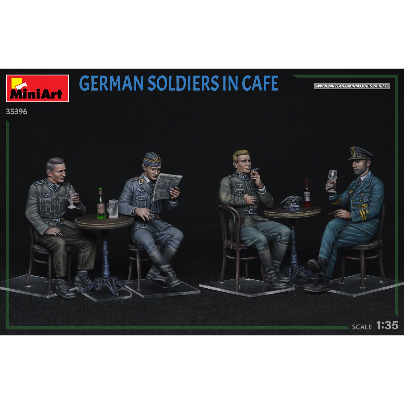 MINIART 1/35 German Soldiers in Cafe