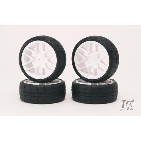 SWEEP Hankook Treaded 32 Pre-Glued TC Rubber Tyres (4)