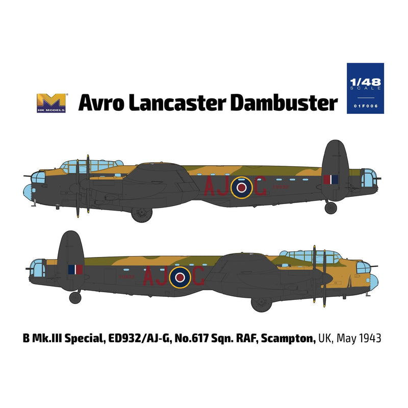 HONG KONG MODELS 1/48 Avro Lancaster Dambuster