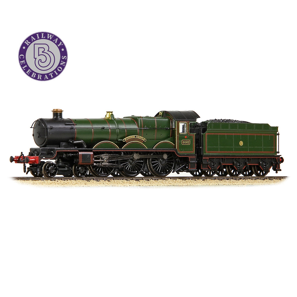 GWR 4073 'Castle' 4082 'Windsor Castle' GWR Lined Green (Shirtbutton)
