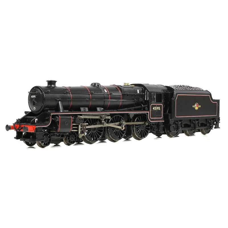 GRAHAM FARISH N LMS 5MT 'Black 5' with Welded Tender 45198 BR Lined Black (Late Crest)