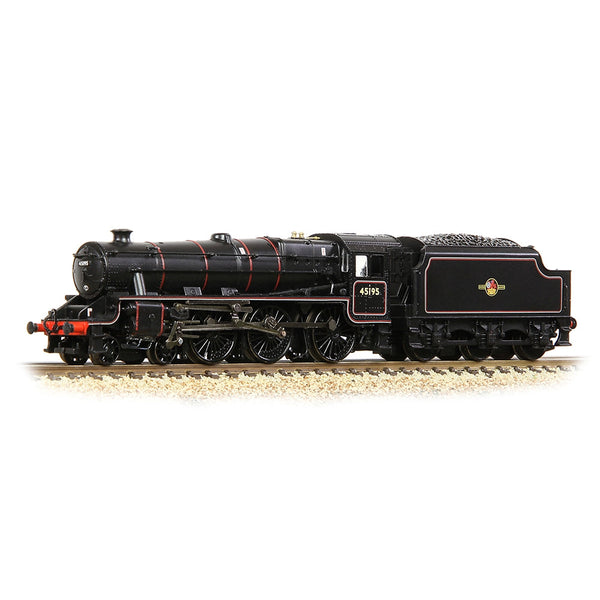 GRAHAM FARISH N LMS 5MT 'Black 5' with Welded Tender 45198 BR Lined Black (Late Crest)