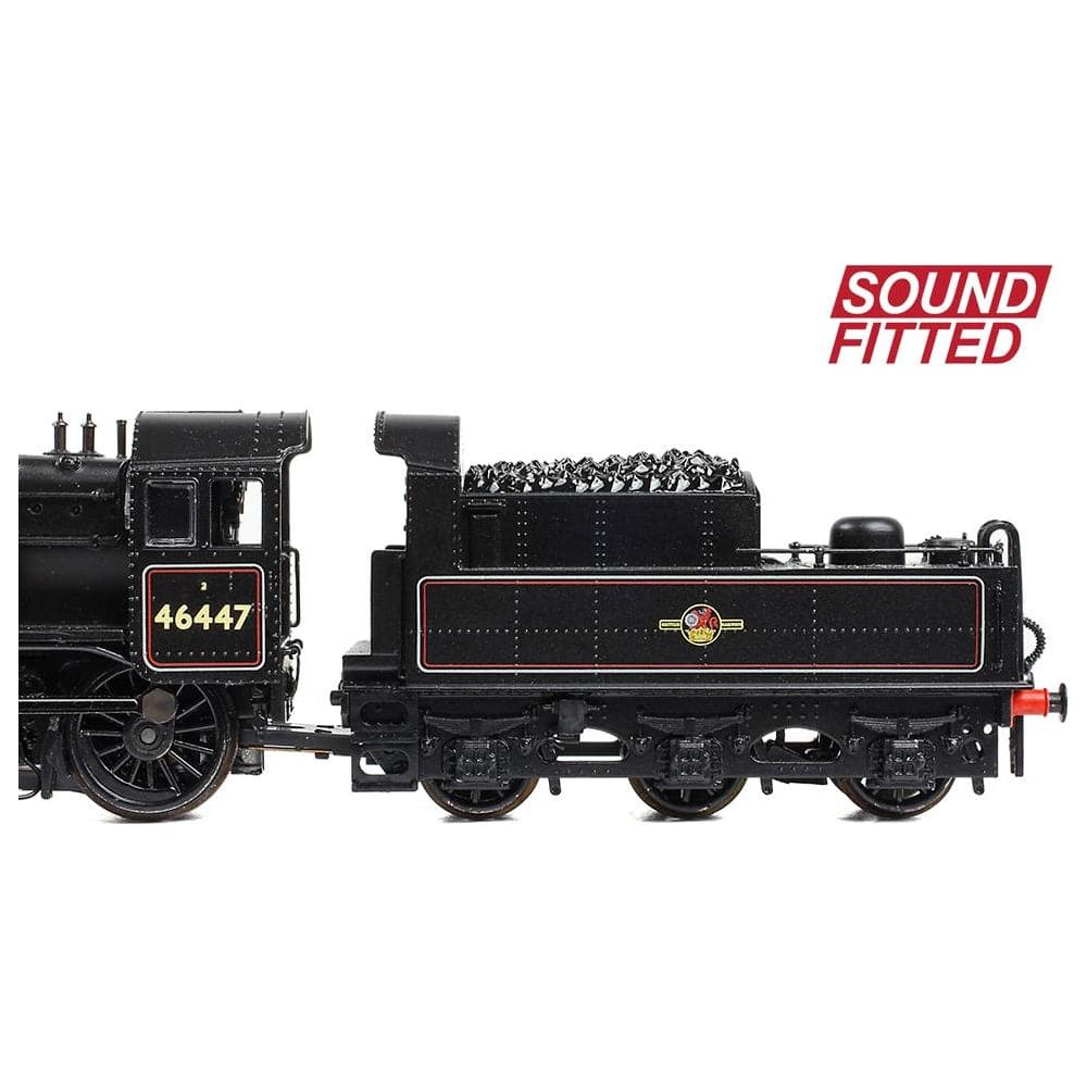 GRAHAM FARISH N Ivatt 2MT 46447 BR Lined Black (Late Crest) DCC Sound Fitted