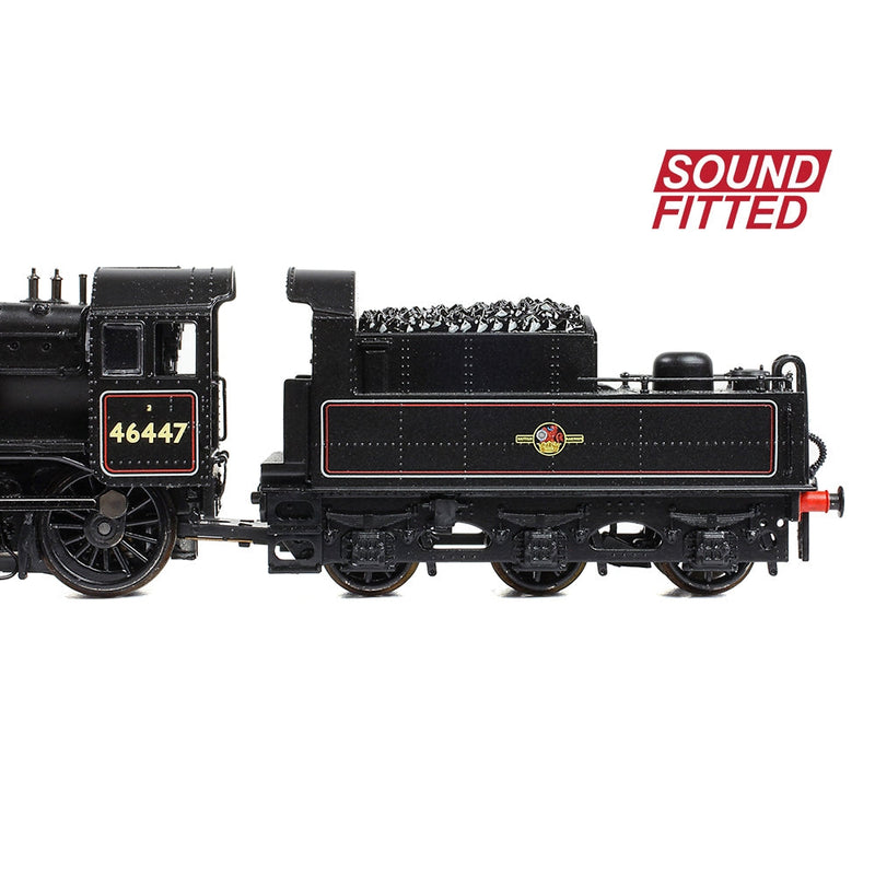 GRAHAM FARISH N Ivatt 2MT 46447 BR Lined Black (Late Crest) DCC Sound Fitted