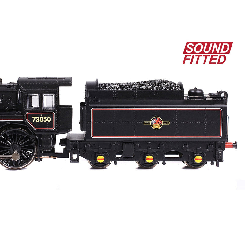 GRAHAM FARISH N BR Standard 5MT with BR1 Tender 73050 BR Lined Black (Late Crest) DCC Sound Fitted