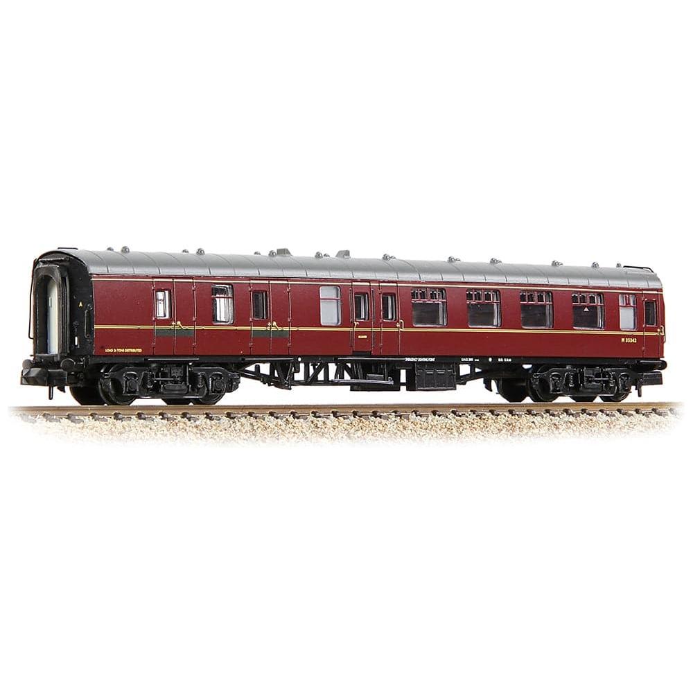 GRAHAM FARISH N BR Mk1 BSK Brake Second Corridor BR Maroon