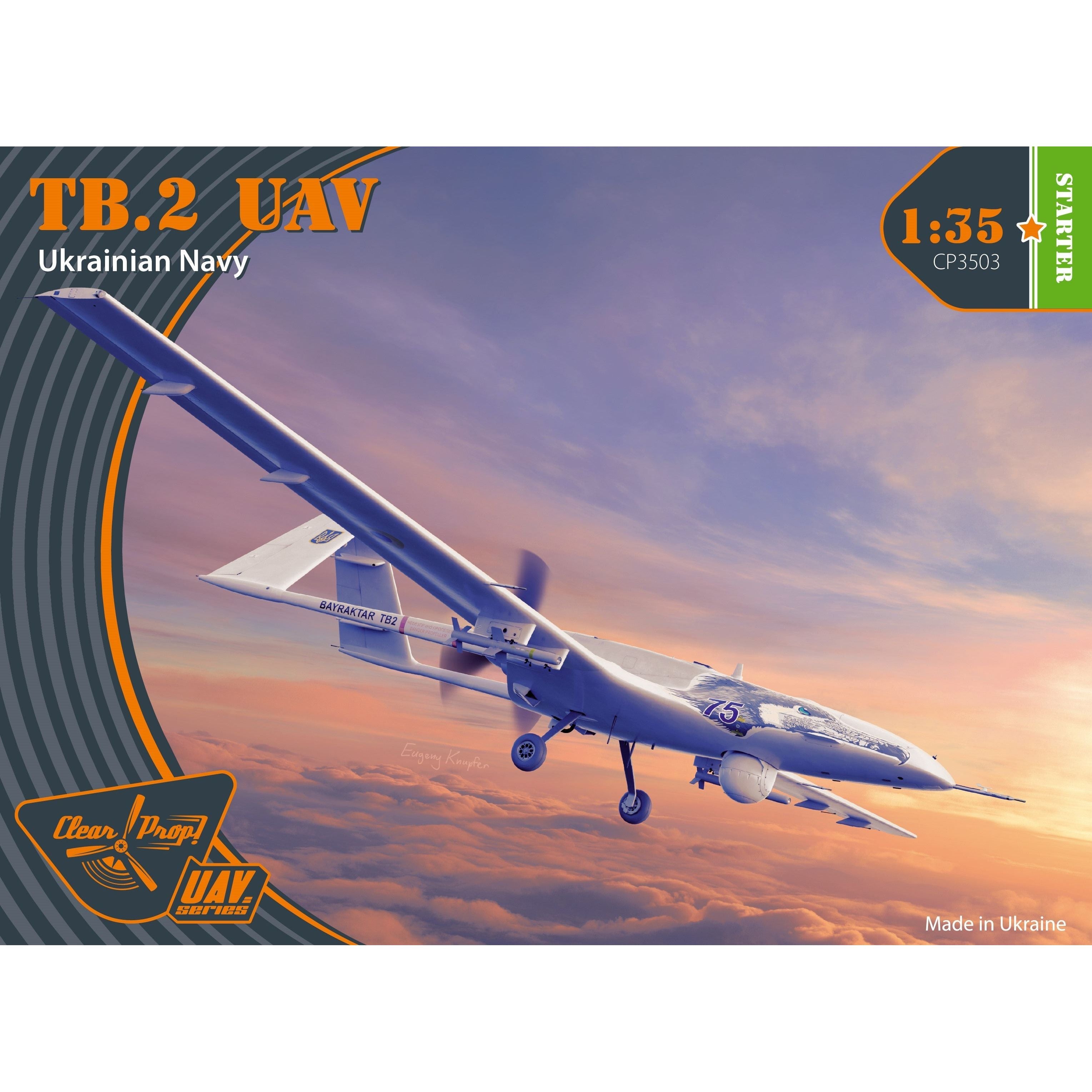 CLEAR PROP 1/35 TB.2 UAV UKRAINIAN NAVY - Starter kit